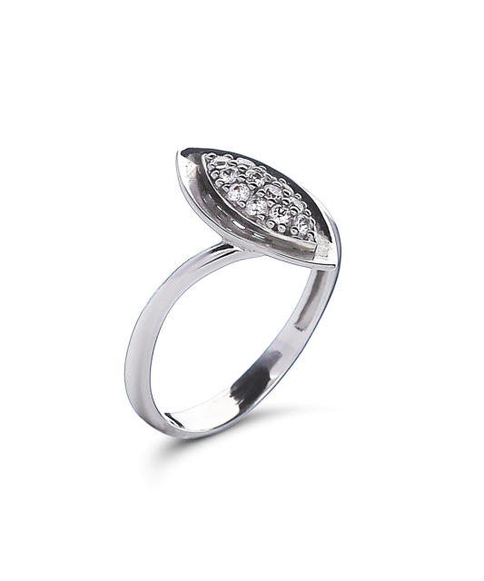 Auksinis žiedas su cirkoniais  - Goldinga