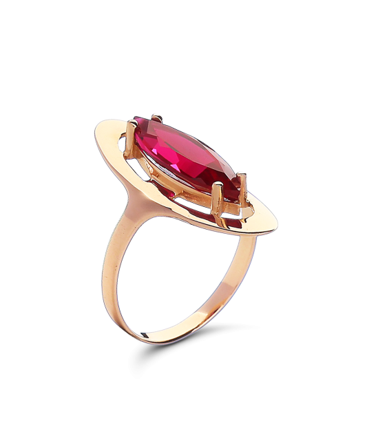 Auksinis žiedas su cirkoniu  - Goldinga