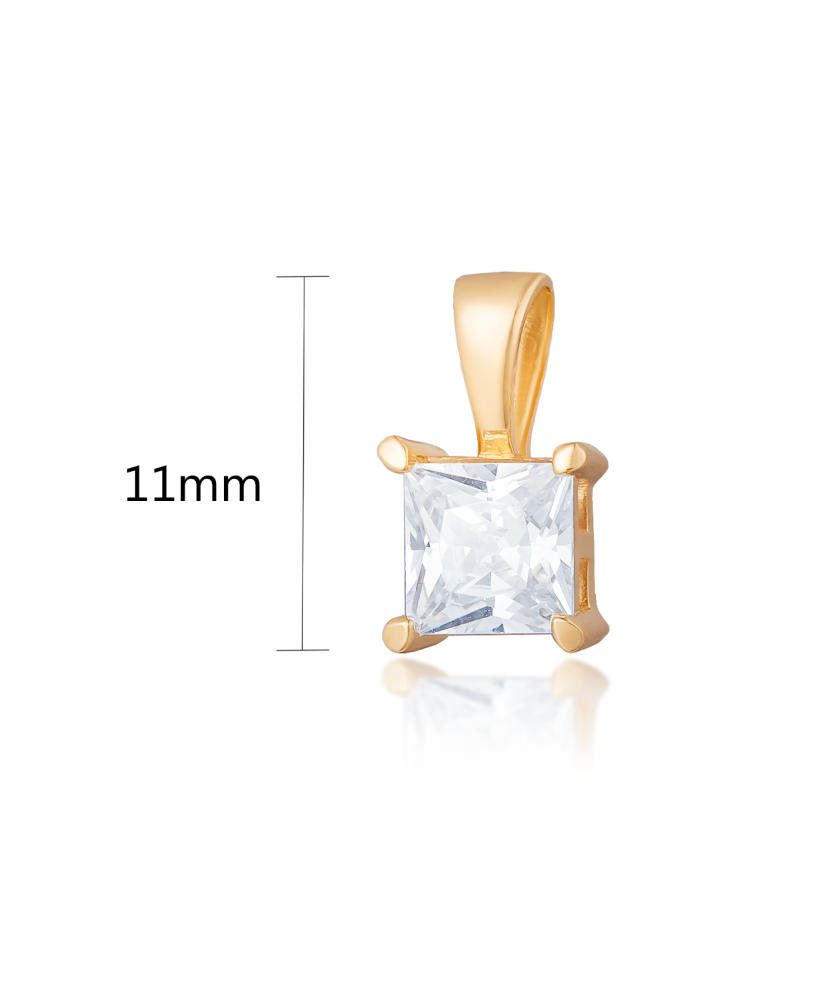 Kultainen riipus zirkonialla