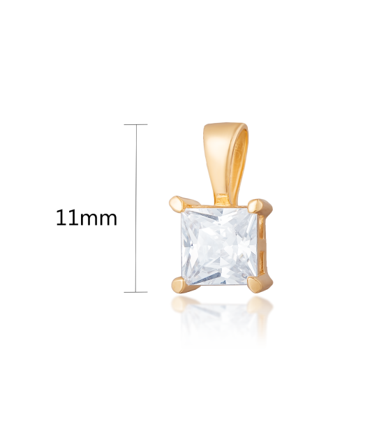 Kultainen riipus zirkonialla