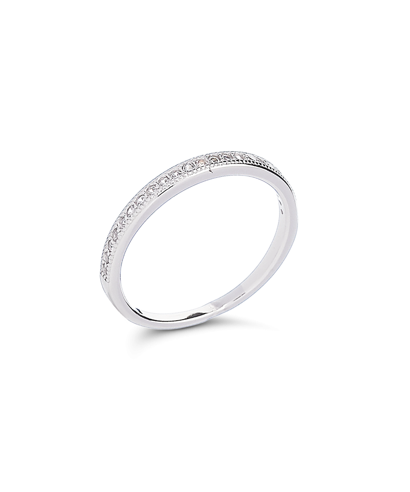 Sidabrinis žiedas su cirkoniais  - Goldinga