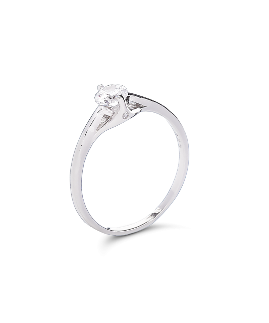 Sidabrinis žiedas su cirkoniais  - Goldinga