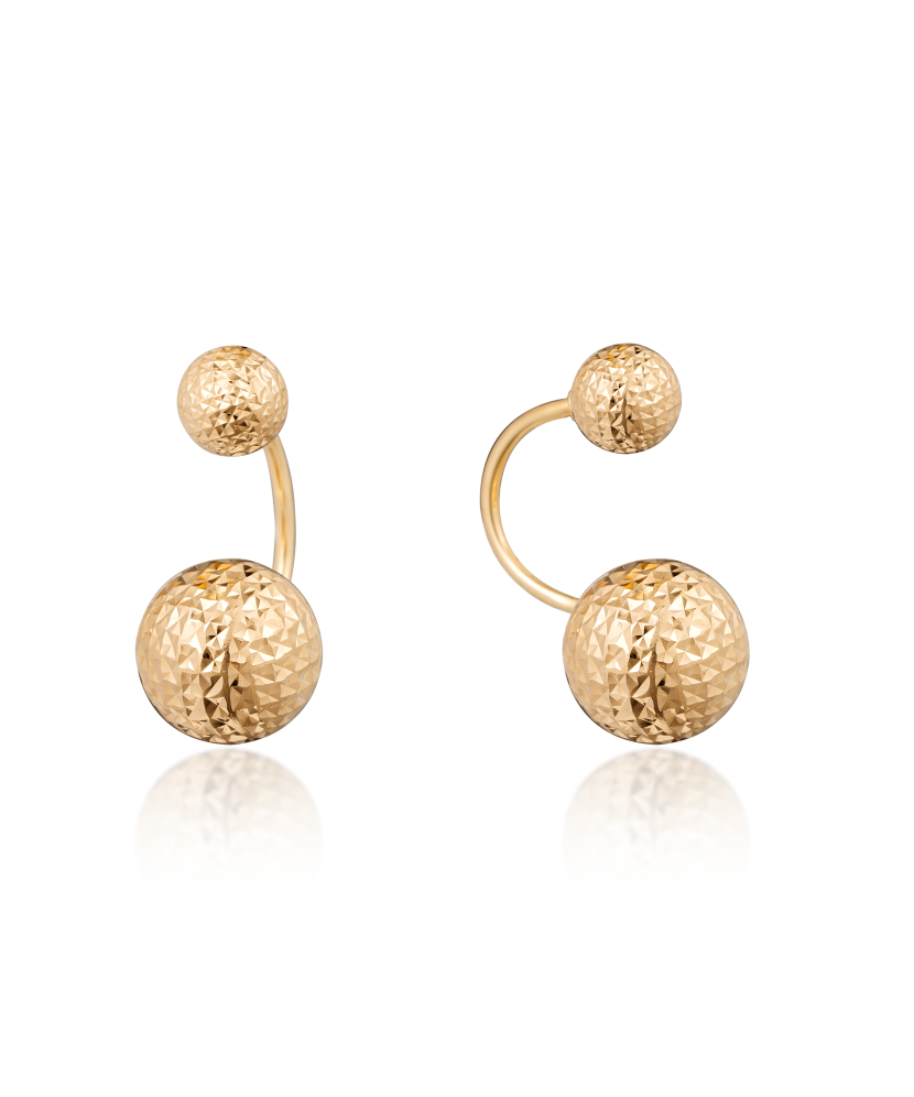 Gold earrings