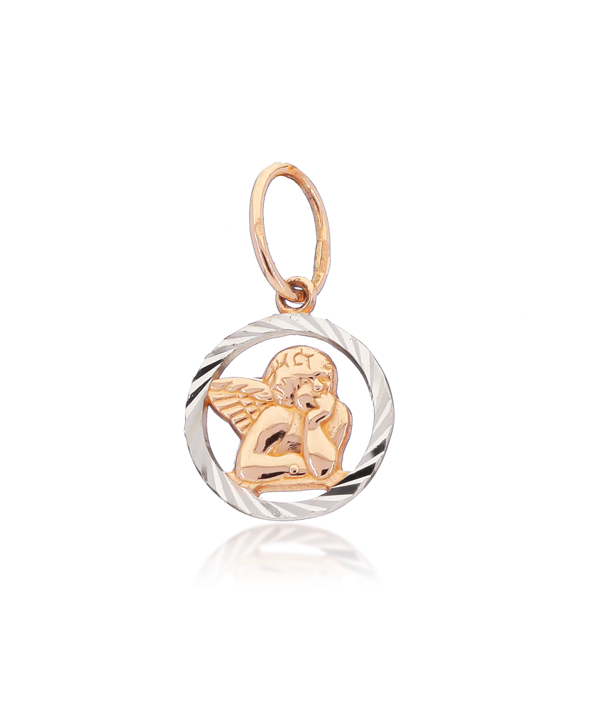 Gold pendant "angel"