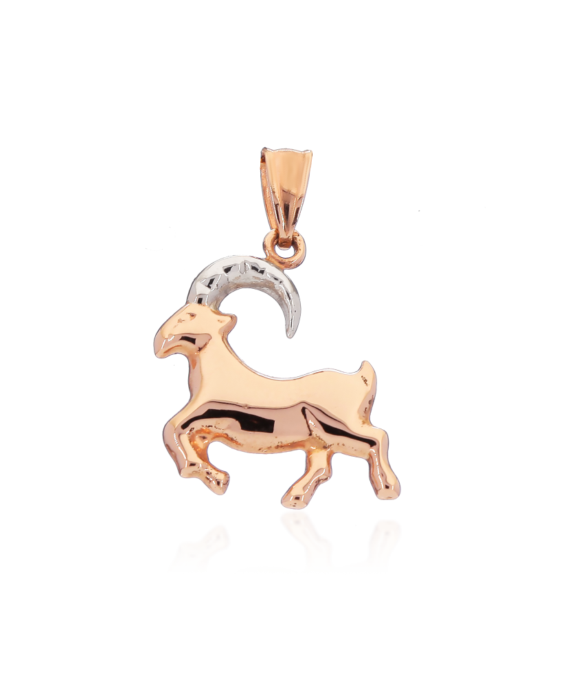 Gold pendant "Capricorn "