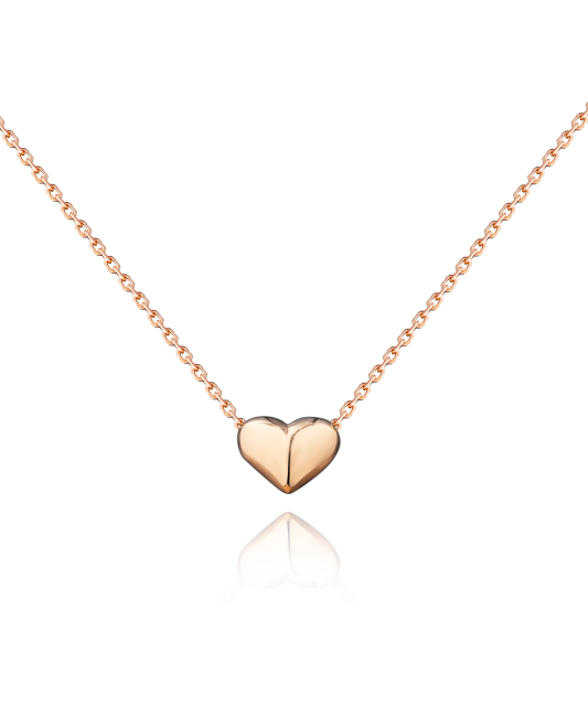 Gold chain with pendants "Heart"