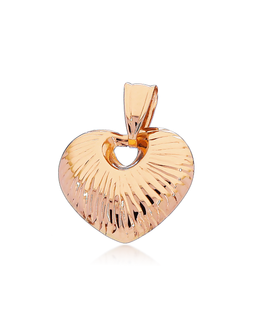 Gold pendant "heart"