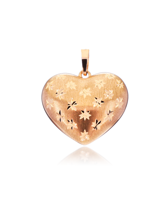 Gold pendant "heart"