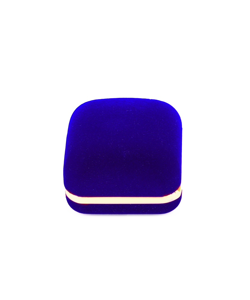 Dėžutė maža kvadratinė mėlyna  - Goldinga