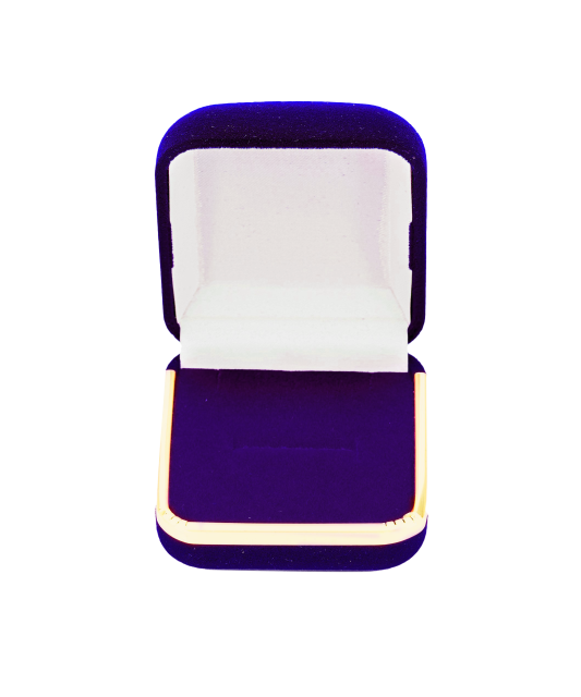 Dėžutė maža kvadratinė mėlyna  - Goldinga