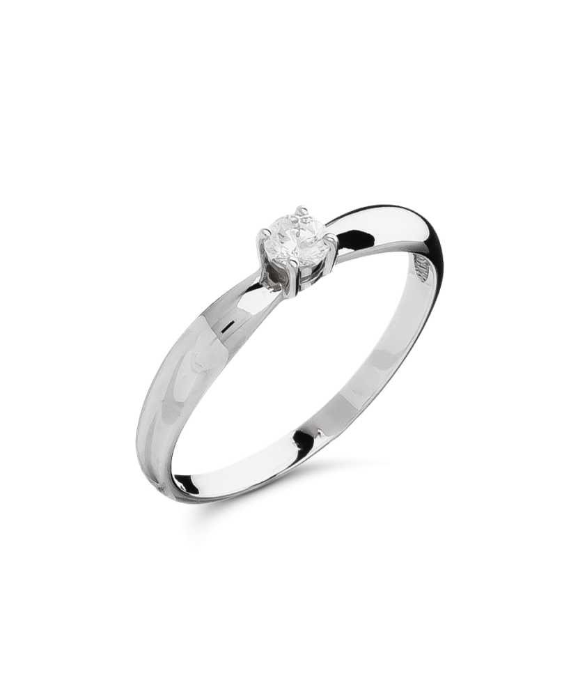 Auksinis žiedas su cirkoniu  - Goldinga