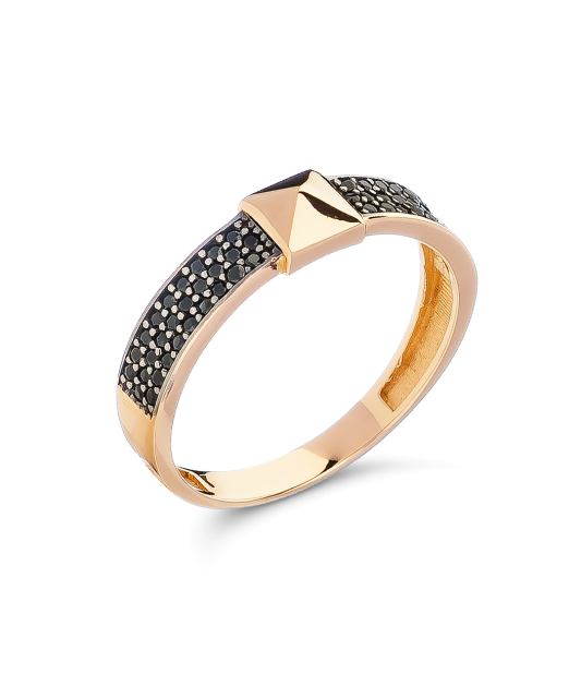 Auksinis žiedas su cirkoniais  - Goldinga