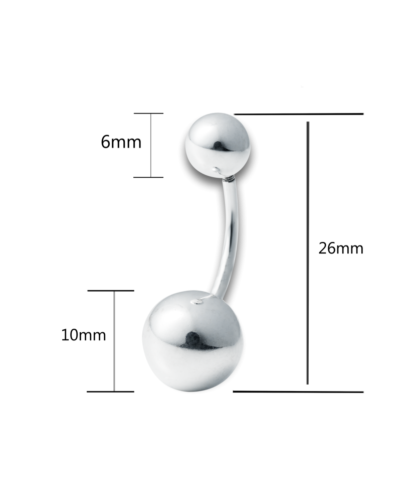 Sterling silver Belly Button Ring