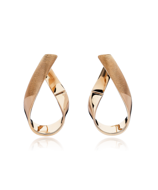 Gold earrings