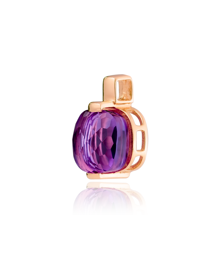 Kultainen riipus ametistilla