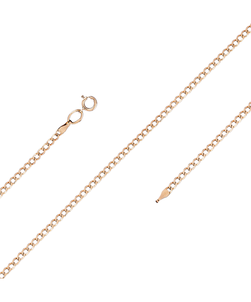 Auksinė grandinėlė "Curb" 1.5mm  - Goldinga