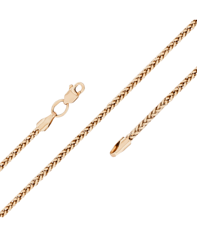 Gold chain "Spiker" 1.2mm