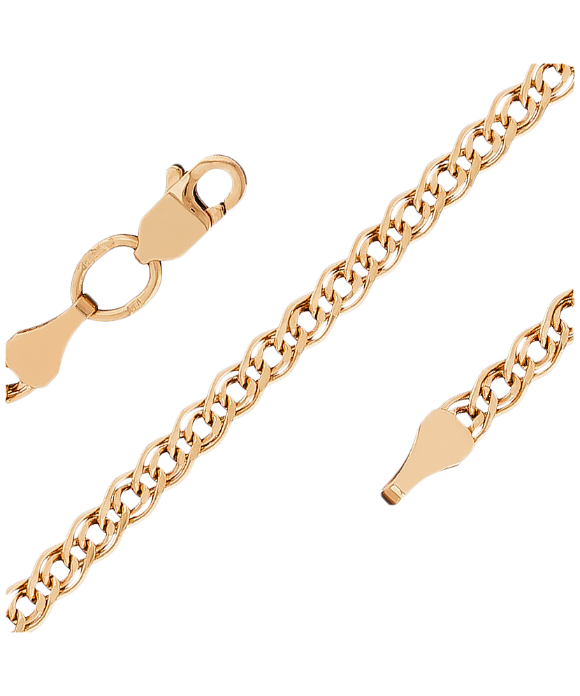 Gold chain "Mona Liza" 4.8mm