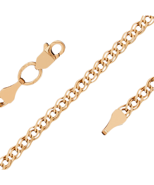 Auksinė grandinėlė "Mona Liza" 4.8mm  - Goldinga