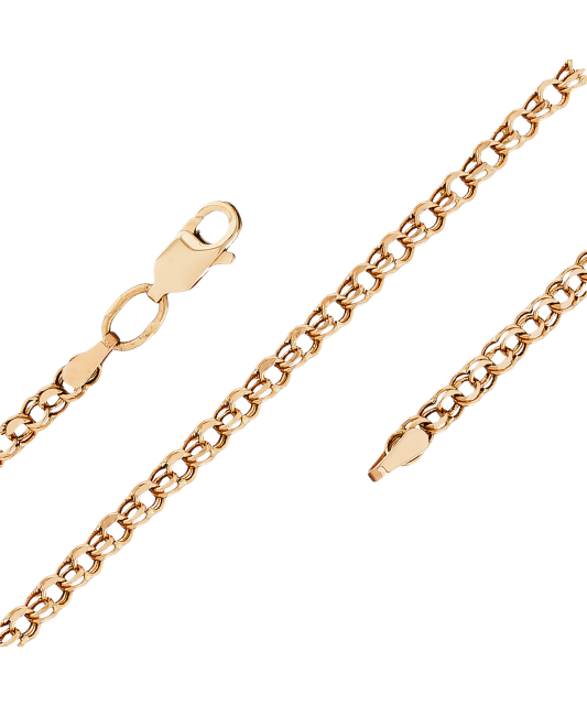 Gold chain "Bismark" 3.3mm