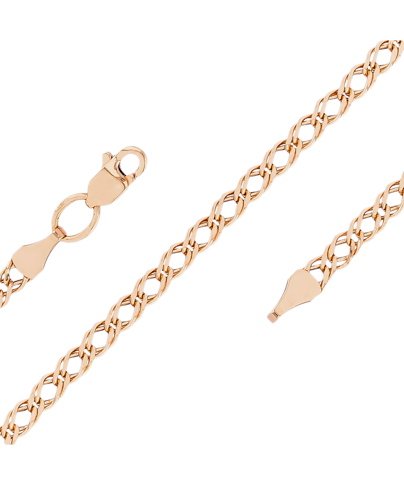 Auksinė grandinėlė "Rombo" 3mm  - Goldinga