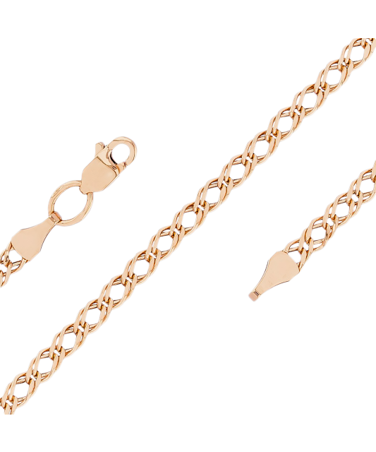 Auksinė grandinėlė "Rombo" 3mm  - Goldinga