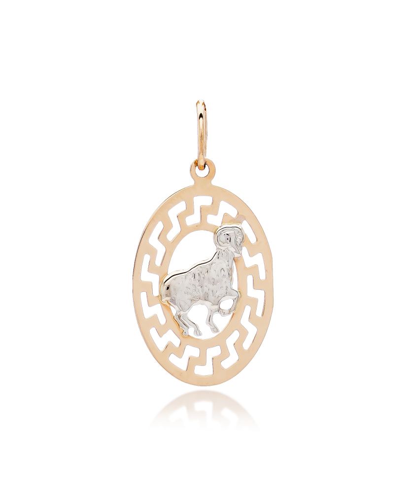 Gold pendant "Aries  "