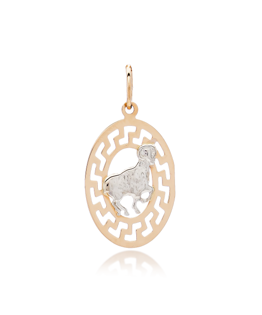 Gold pendant "Aries  "