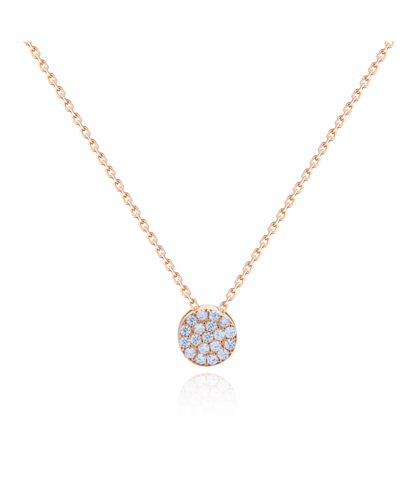 Auksinė Grandinėlė Su Cirkonio Pakabuku  - Goldinga