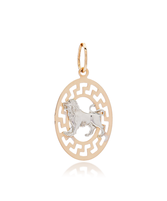 Gold pendant "Leo "