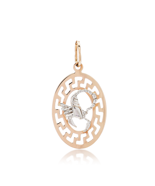 Gold pendant "Scorpio "