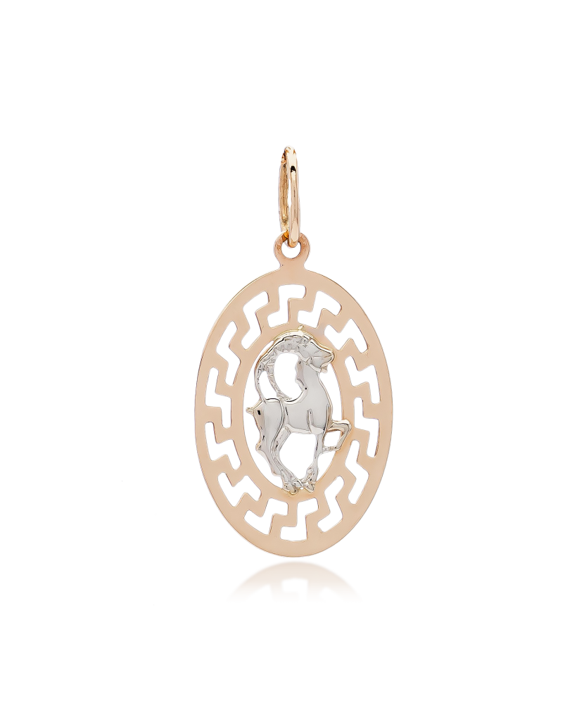 Gold pendant "Capricorn "
