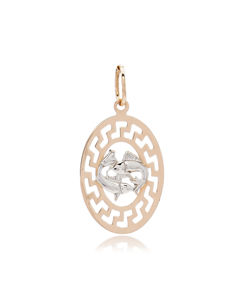Gold pendant "Pisces  "