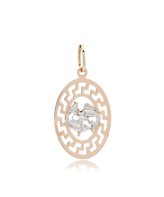 Gold pendant "Pisces  "