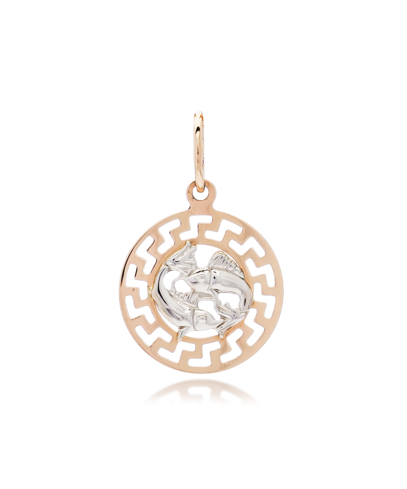 Gold pendant "Pisces  "