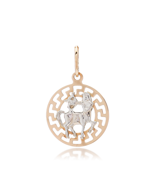Gold pendant "Sagittarius "