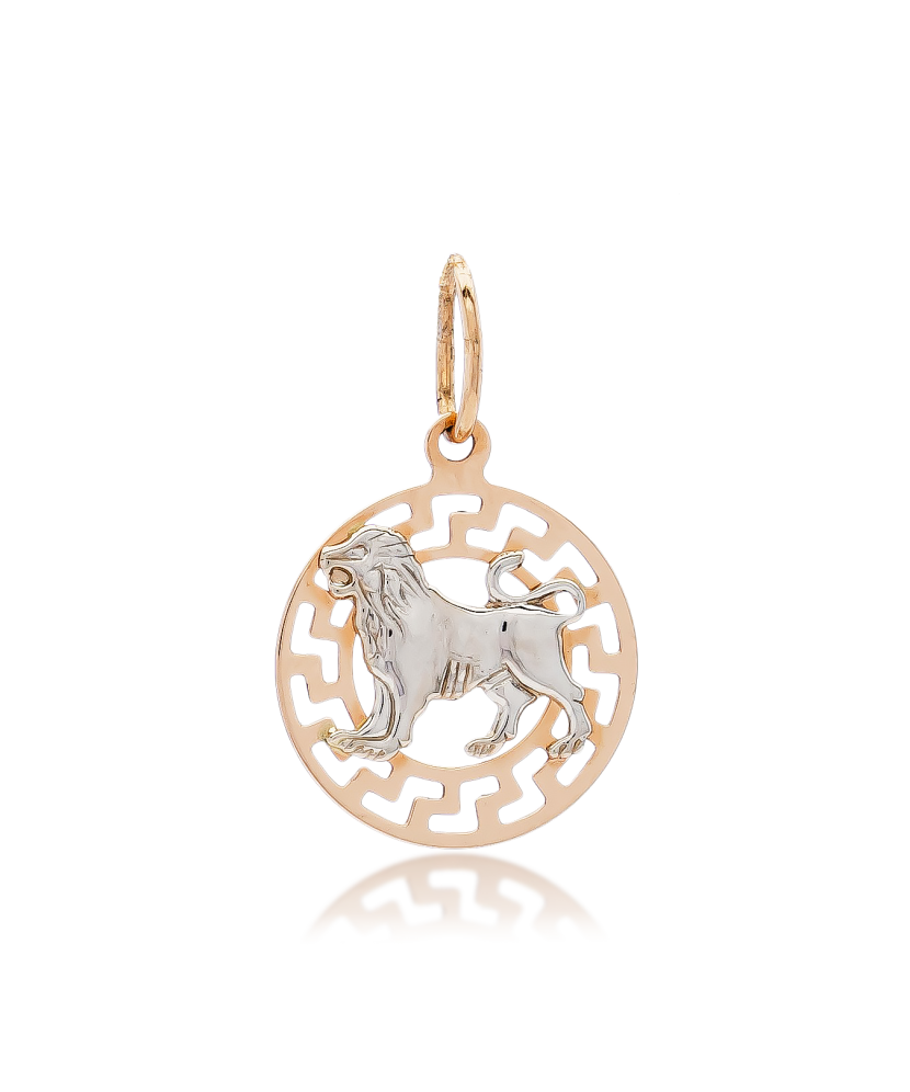 Gold pendant "Leo "