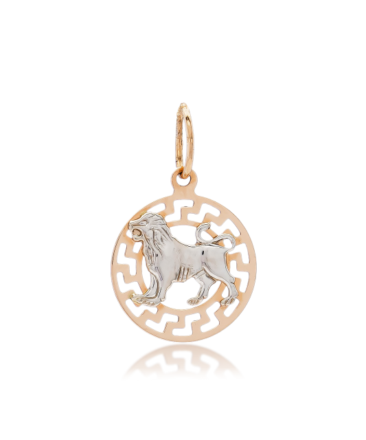 Gold pendant "Leo "