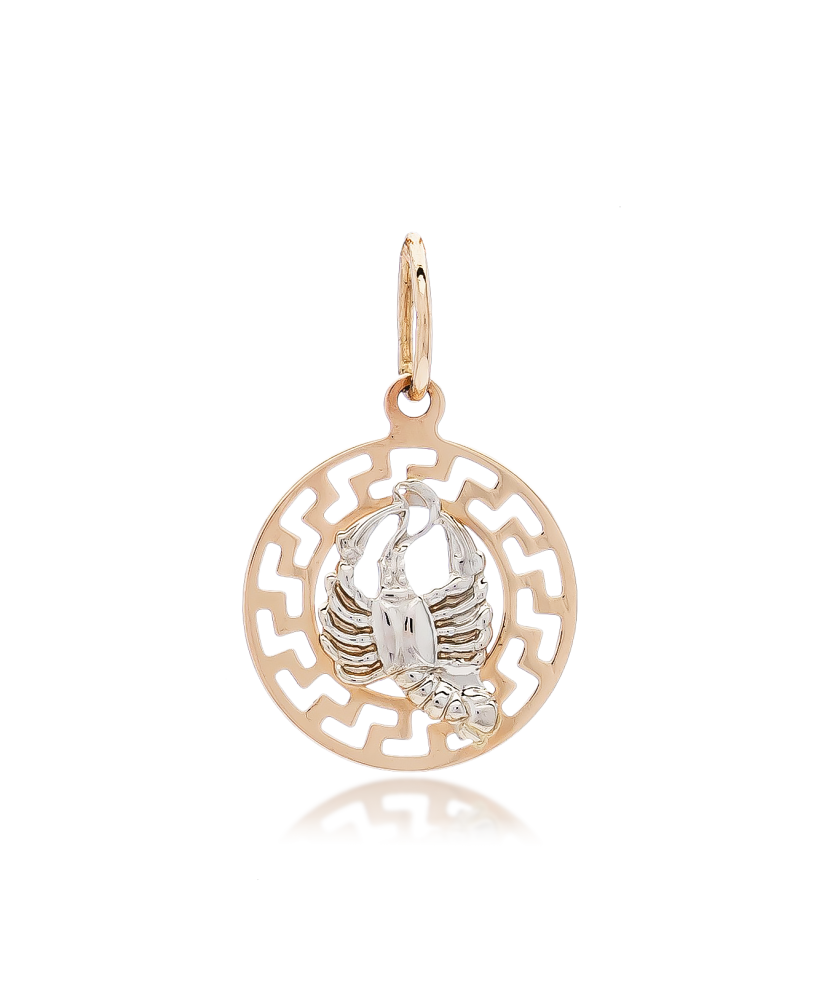 Gold pendant "Cancer "