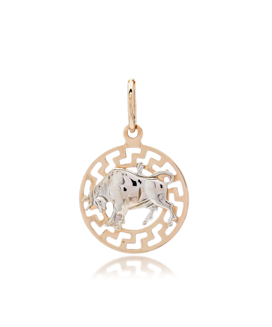 Gold pendant "Taurus "