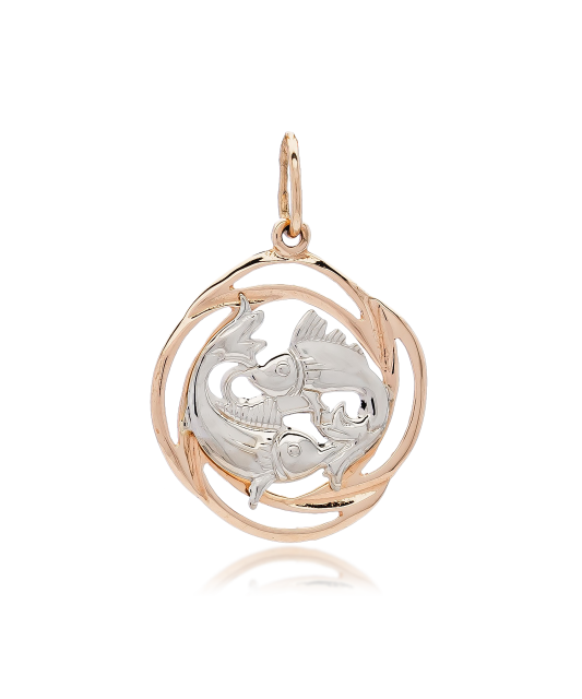Gold pendant "Pisces  "