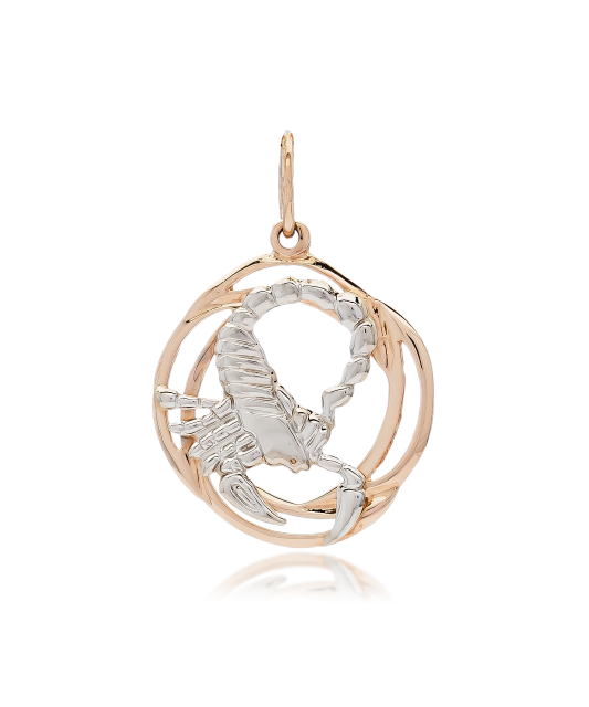 Gold pendant "Scorpio "