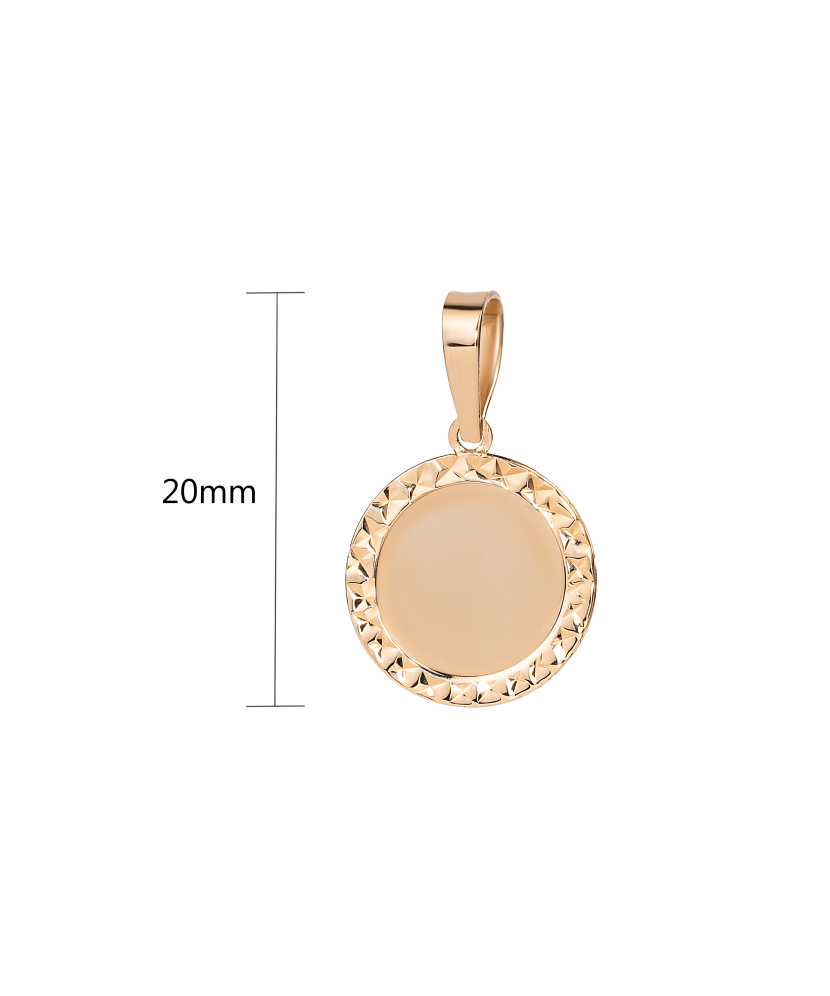 Gold pendant