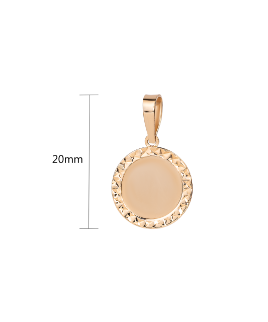 Gold pendant