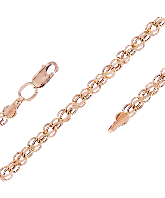 Gold chain "Bismark" 3.4mm