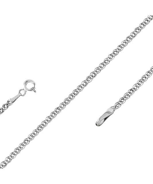 Sidabrinė grandinėlė dengta rodžiu "Mona Liza"  - Goldinga