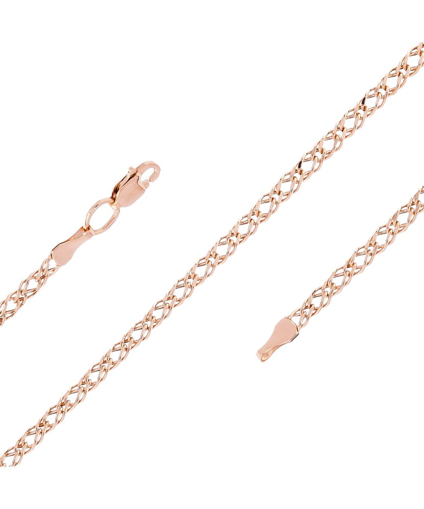 Gold bracelet "Rombo" 2.8mm