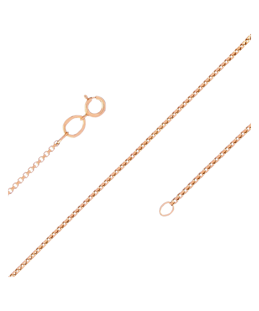 Auksinė apyrankė "Box" 1.4mm  - Goldinga