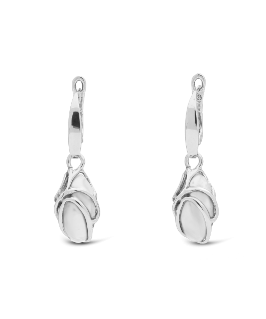 Sidabriniai auskarai su Katės akies akmeniu  - Goldinga