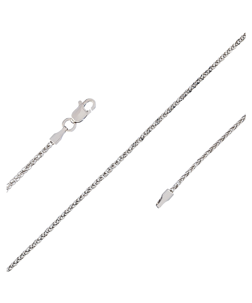 Balto aukso grandinėlė "Spiker" 1.1mm  - Goldinga